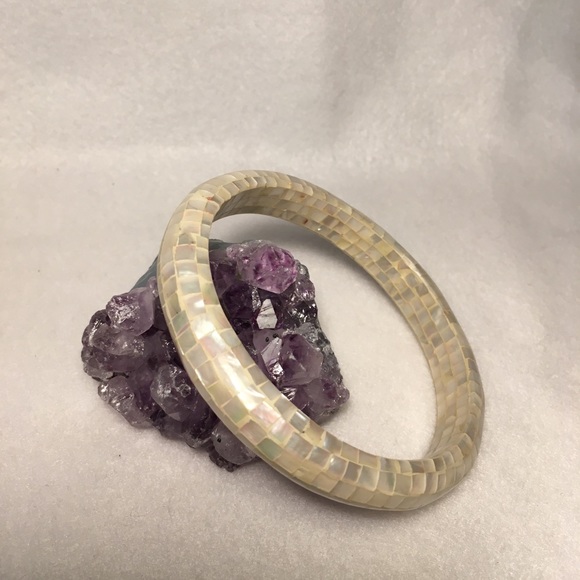 Shell Mosaic Bangle - Picture 3 of 6